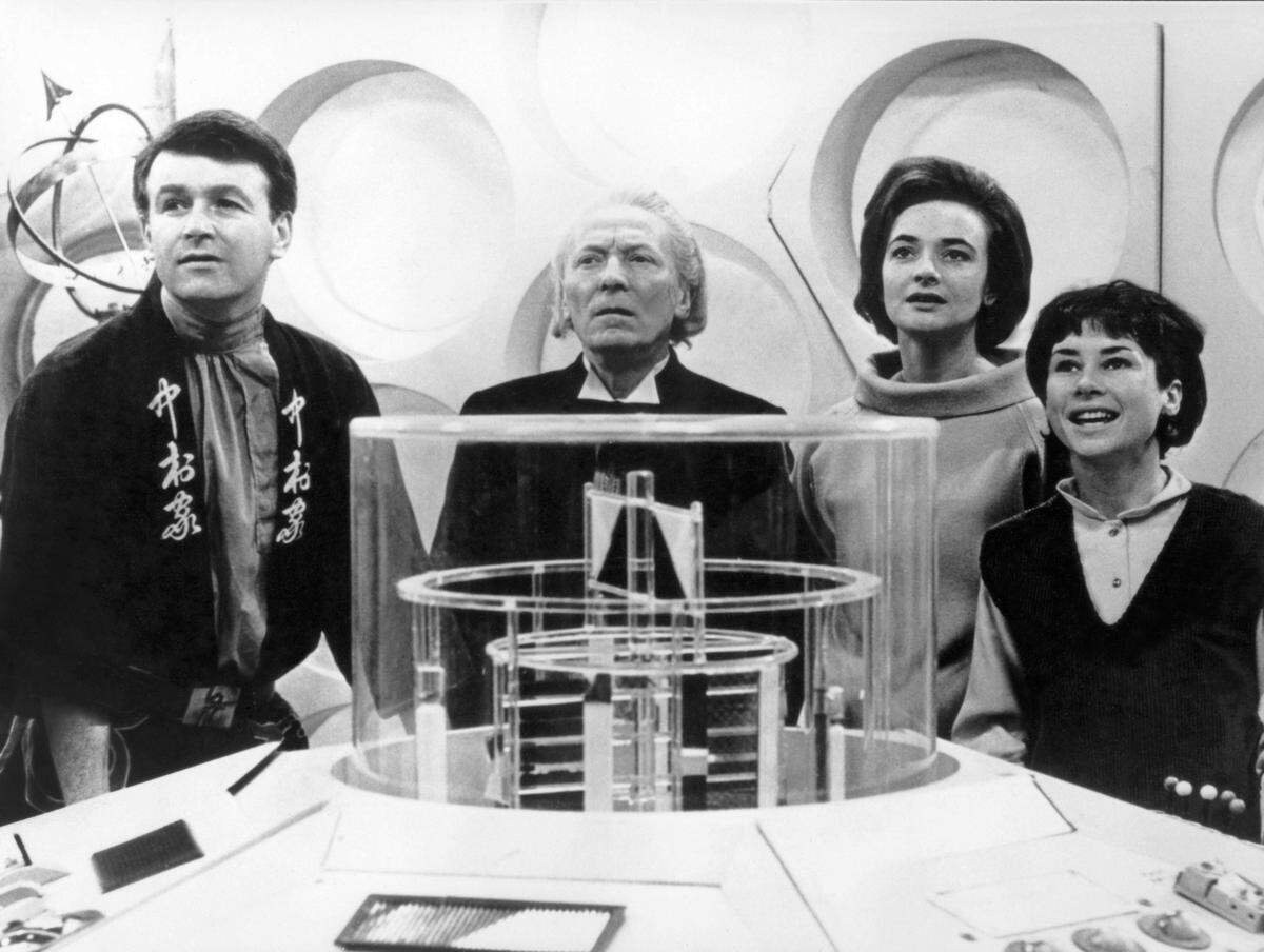 Der erste Dr. Who: William Hartnell (Mitte). 