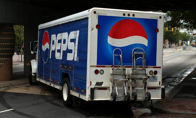 A Pepsi truck is shown in Charlotte, North Carolina