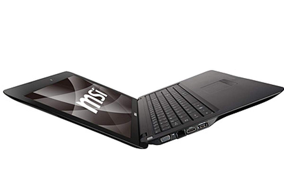 MSI hat seinem Superdünn-Notebook X600 mit dem Modell "Black Luxury" einen 9-Zell-Akku gegönnt, der angeblich bis zu elf Stunden durchhält. Das 2,3-Kilo-Leichtgewicht kommt bereits mit Upgrade-Option auf Windows 7. Ab sofort, rund 1150 Euro