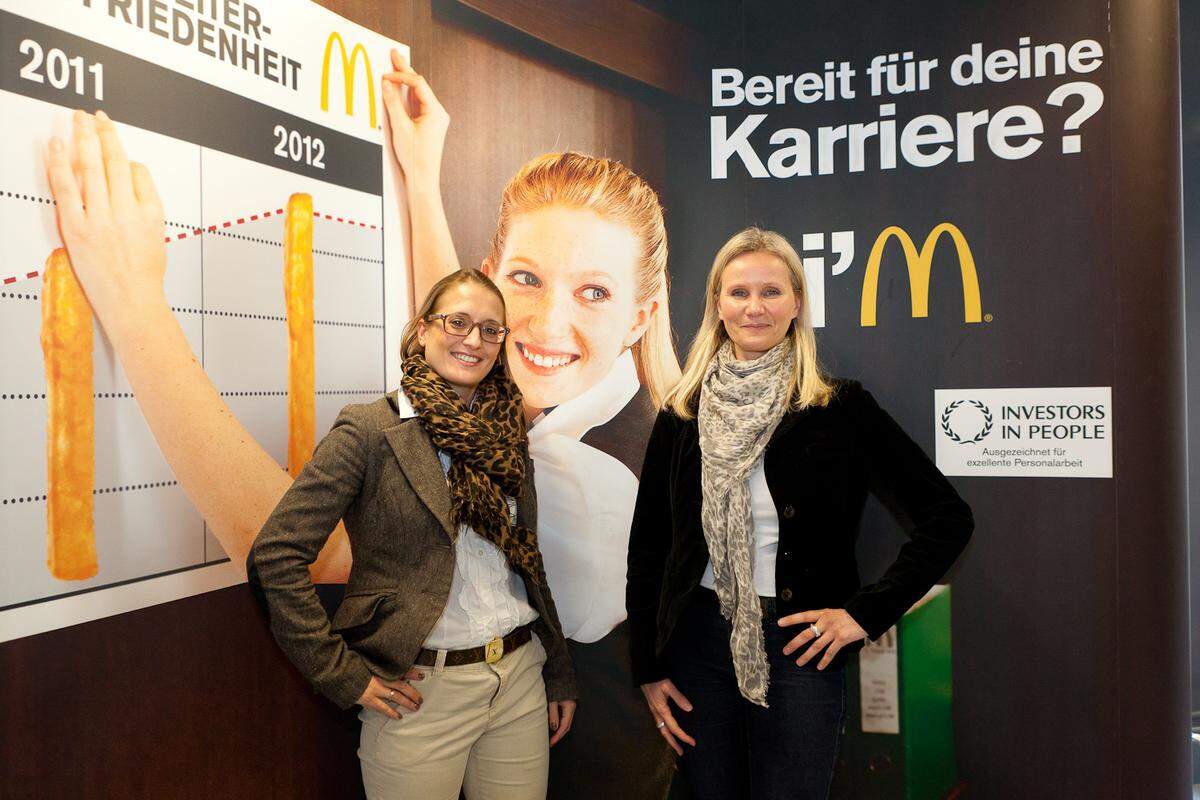 Julia Neumann und Karin Wallquist, McDonald's