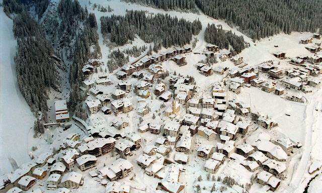 Blick auf einen Teil von Ischgl