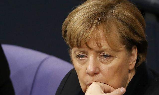 Man sah sie schon optimistischer: Deutschlands Kanzlerin Angela Merkel