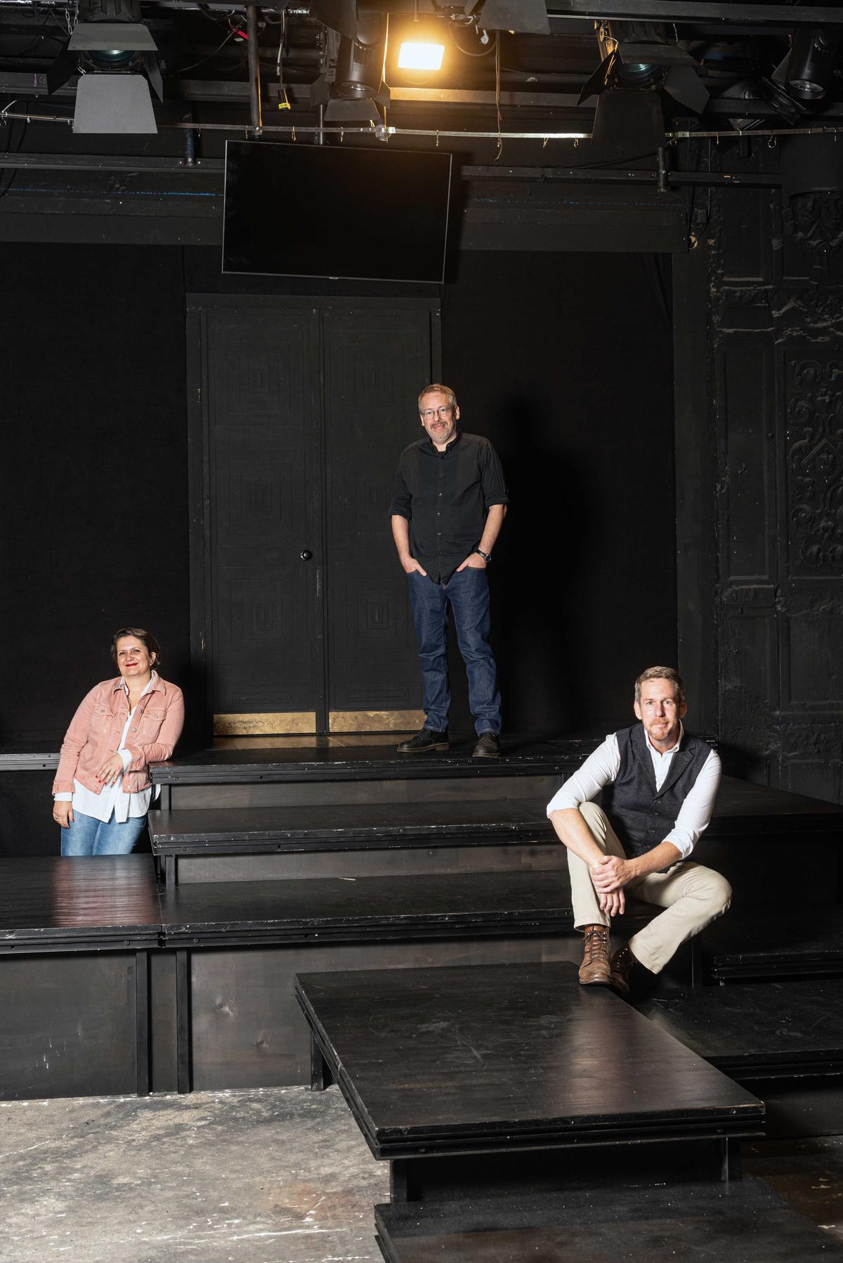 Magda Leeb (v. l.), Ferdinand Urbach und Jim Libby verstehen sich schon seit Jahren auf Improvisation. Mit dem TAG haben sie auch einen Raum, um ihre Passion auszuleben.