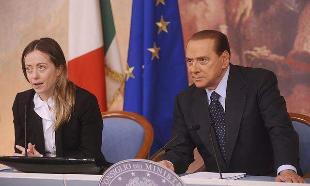 Meloni und Berlusconi