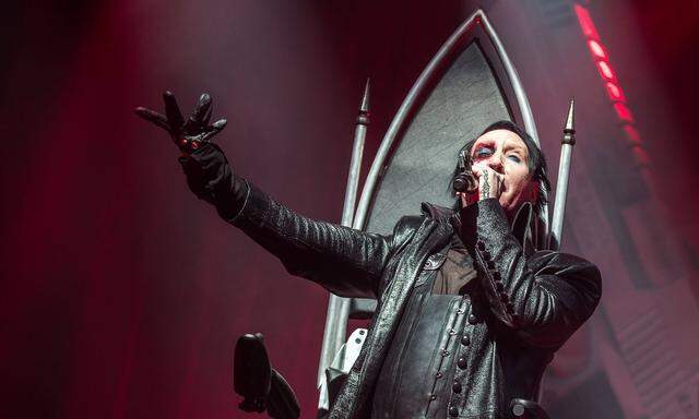 Der amerikanische Musiker und Saenger Marilyn Manson buergerlich Brian Warner am 29 November 2017
