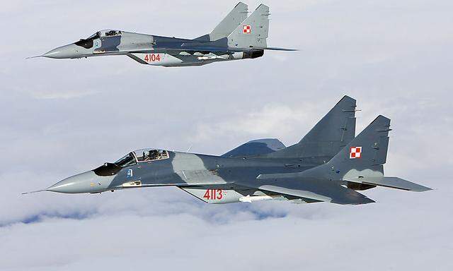 Für Polens MiG-29 hat es sich in ein paar Jahren wohl ausgeflogen