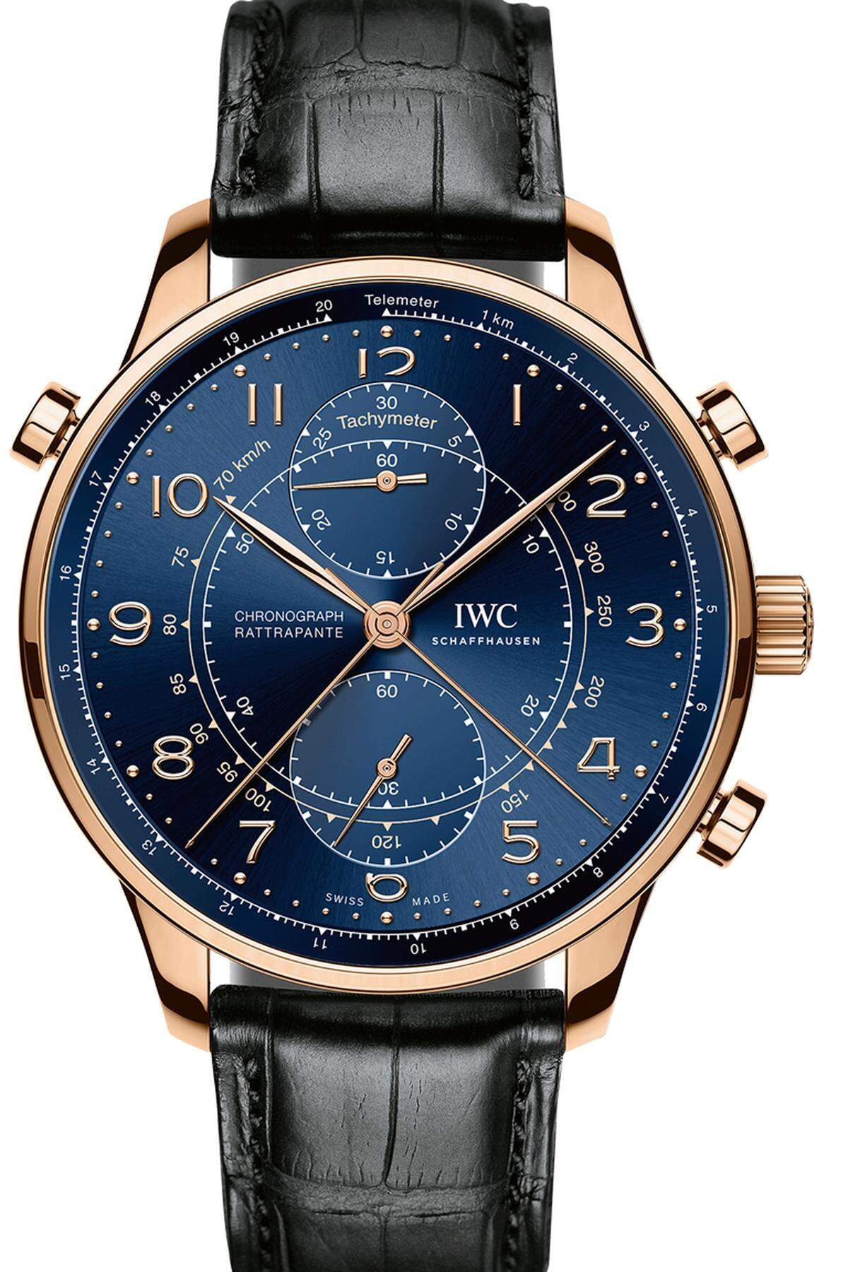 IWC Schaffhausen: „Portugieser Chronograph Rattrapante Edition“, Boutique Milano (Ref. IW371215)