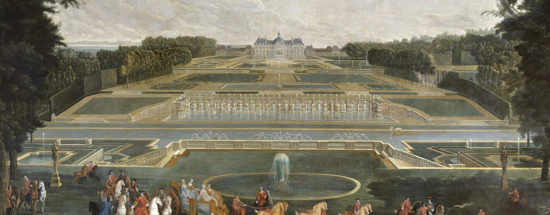 Der Garten von Schloss Vaux-le-Vicomte (1656–1661) gilt als erster französischer Barockgarten im neuen Stil. 