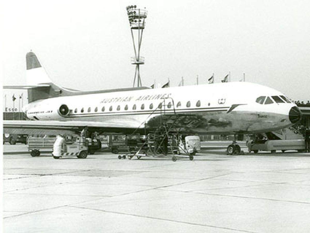 Der erste Jet der AUA: Eine Caravelle VI-R geht in Dienst
