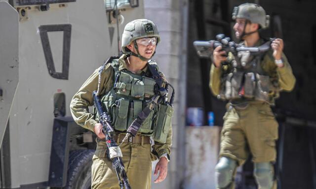 Israelische Soldaten im Westjordanland.