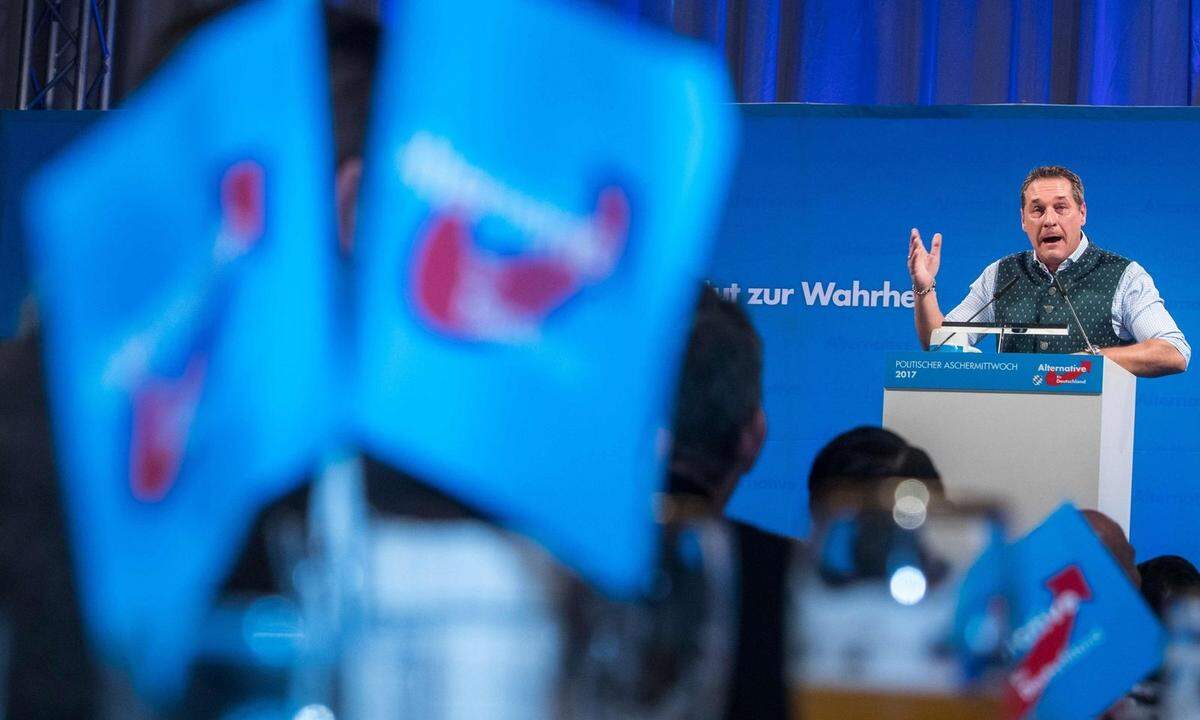 "Martin Schulz wird als Hoffnungsträger gefeiert. Also so hoffnungslos möchte ich nicht sein." (Strache über den SPD-Kanzlerkandidaten)