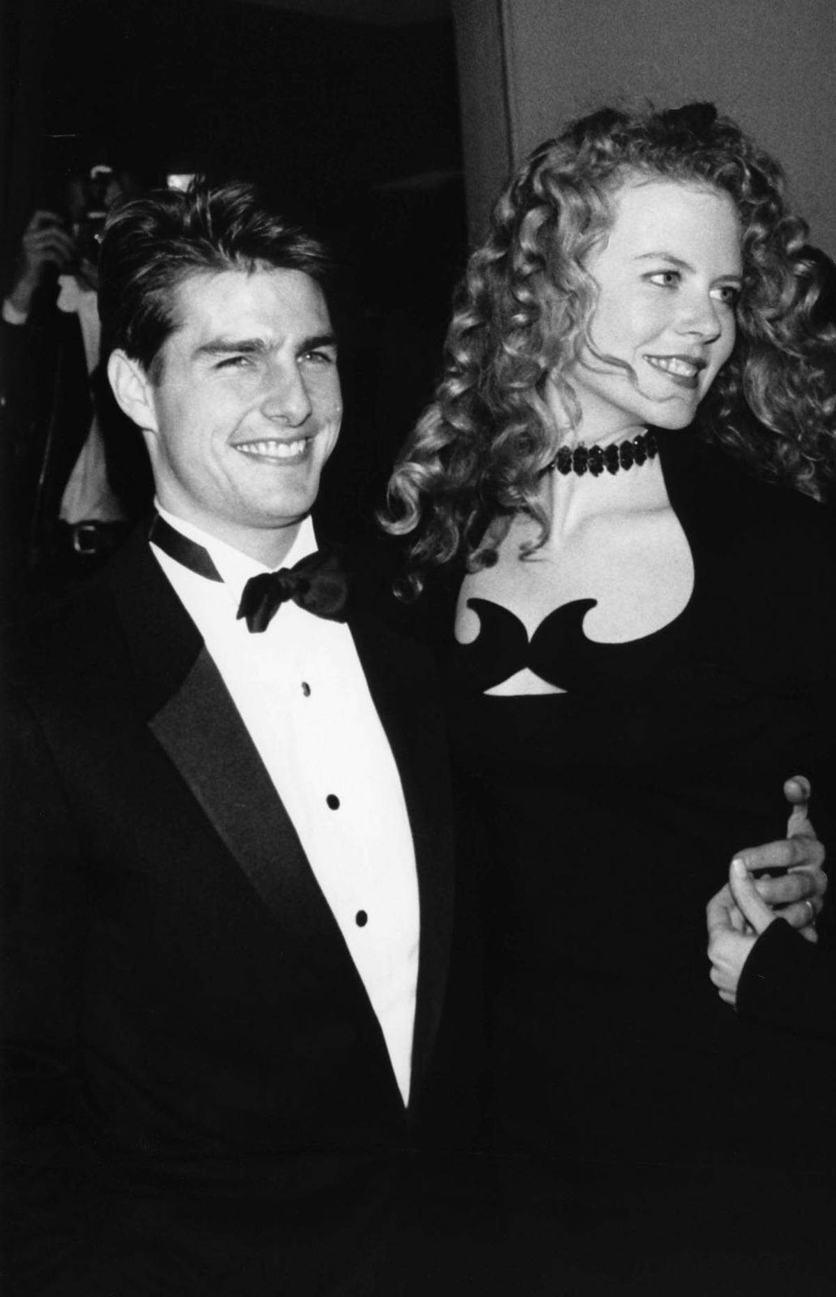 Liebe am Red Carpet. Ein Ausflug in das Kapitel "prominente und mittlerweile gescheiterte Beziehungen": Tom Cruise und Nicole Kidman, 1992.