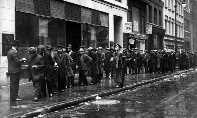 Arbeitslose in den USA 1930