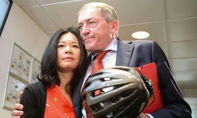 Salzburgs Ex-Bürgermeister Heinz Schaden und seine Ehefrau Jianzhen