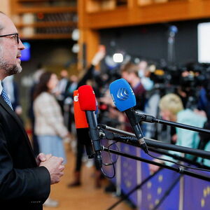 Archivbild von Außenminister Schallenberg bei einem EU-Rat in Brüssel.