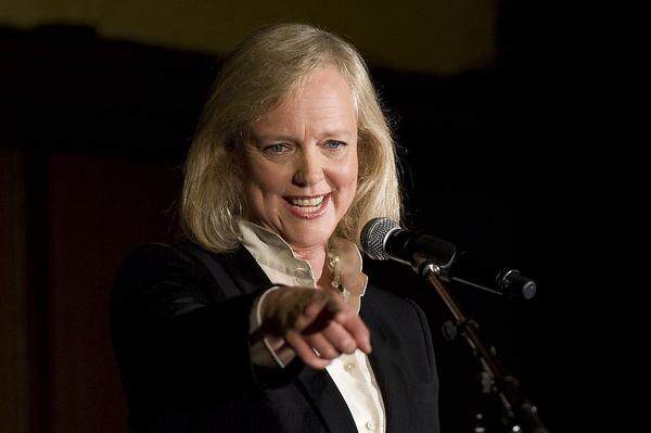 Meg Whitman  (57) ist die erste Frau, die in der US-IT-Branche ein Milliardenvermögen erwirtschaftete. Genauso wie Sandberg absolvierte sie ein Studium an der Harvard University und startete ihre Karriere bei Hasbro. 1998 wurde sie von der Auktionsplattform eBay abgeworben und machte aus der kleinen Firma mit 30 Mitarbeitern ein Imperium. Heute ist sie Chefin von HP. Ihr Vermögen beläuft sich laut "Forbes" auf zwei Milliarden Dollar.