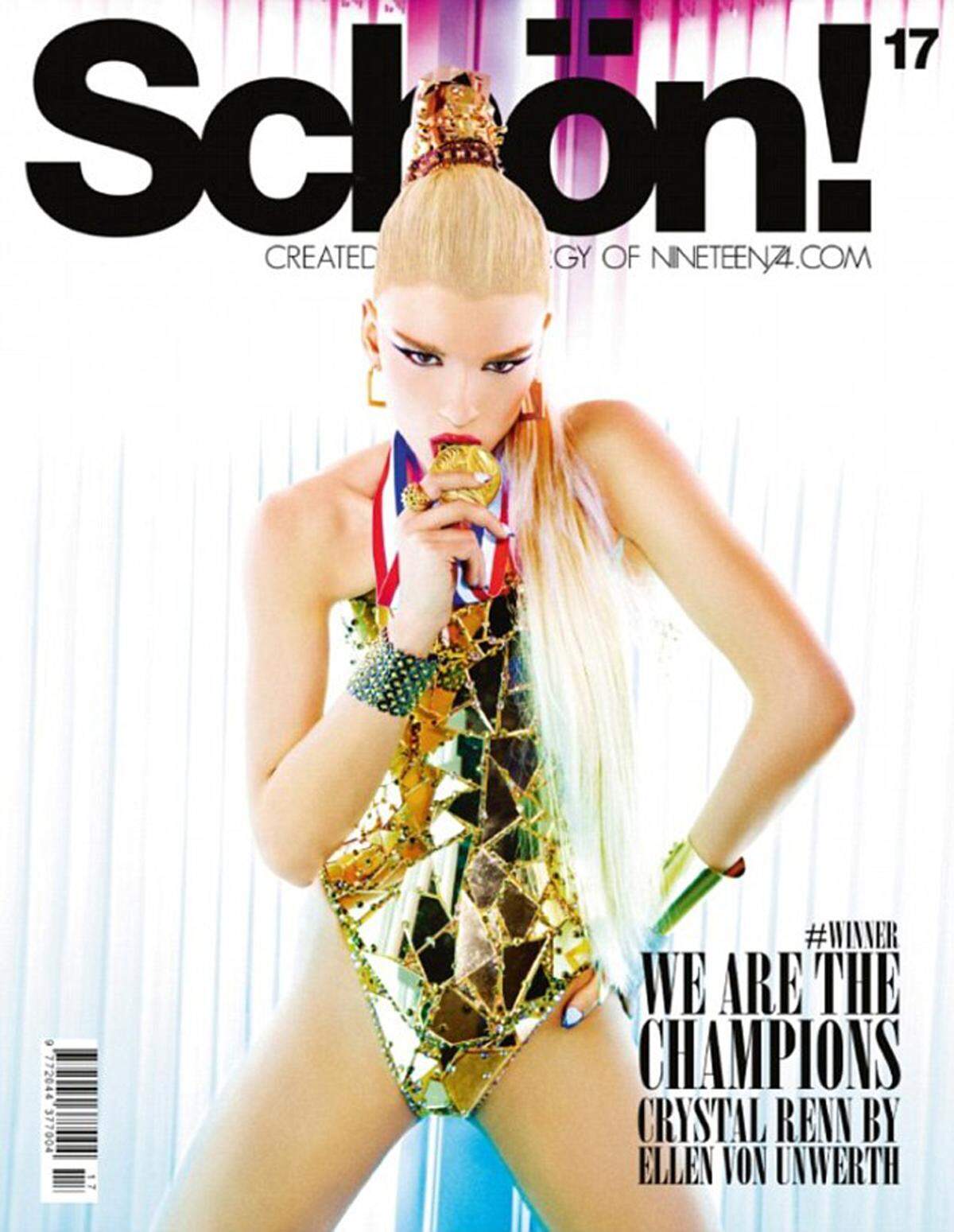 Blond und gertenschlank, so zeigt sich das 25-jährige Topmodel Crystal Renn am aktuellen Cover des Magazins "Schön!". Viel hat sie damit nicht mehr mit ihrem Aussehen gemein, das ihr zum Durchbruch verholfen hat.