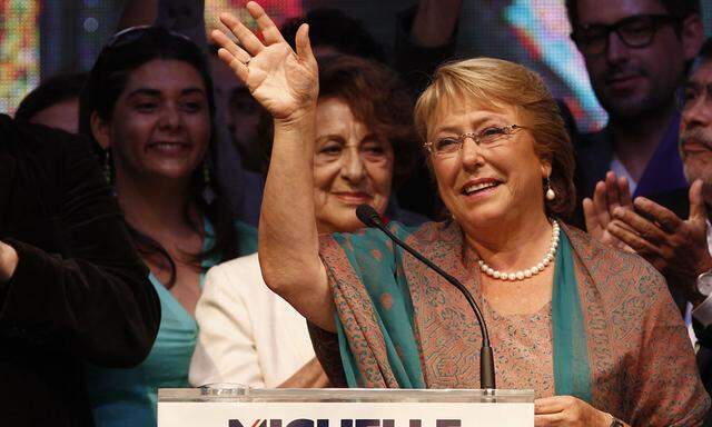 Michelle Bachelet erneut chilenische Präsidentin 