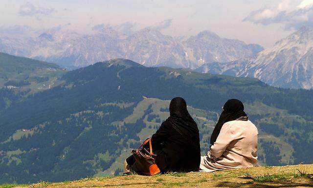 Islamische Frauen in der Bergwelt