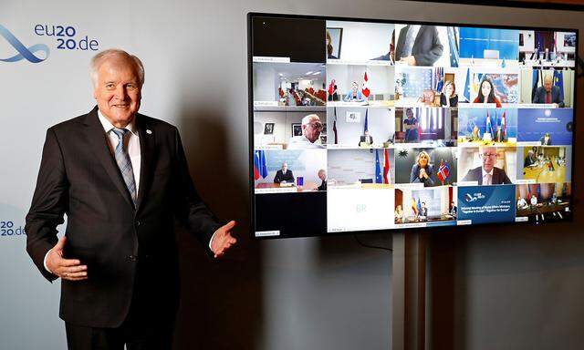 Horst Seehofer war der Gastgeber der Innenminister-Konferenz der EU-Staaten.