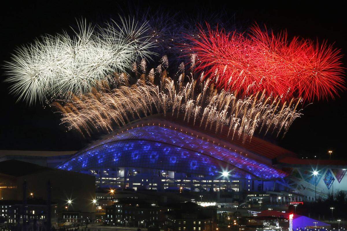 Um 20.14 Uhr (MEZ 17.14 Uhr) wurden am Freitag die 22. Olympischen Winterspiele in Sotschi feierlich eröffnet.
