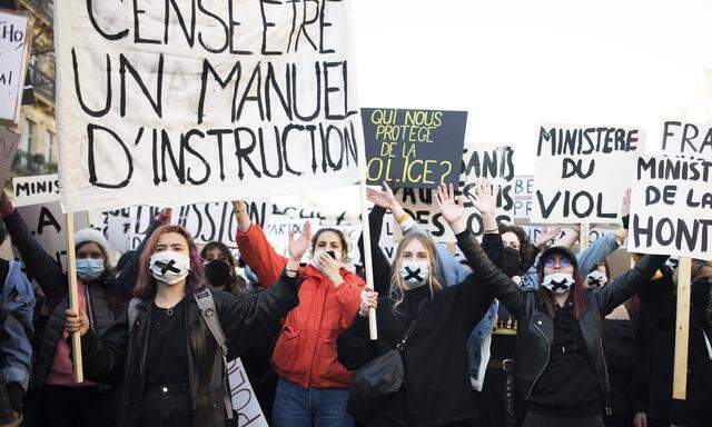 In ganz Frankreich wurde gegen  Polizeigewalt demonstriert