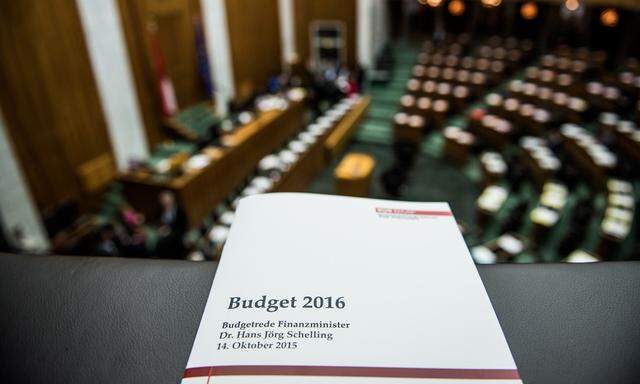 Austrian Financial Minister Hans Joerg Schelling Presents Budget