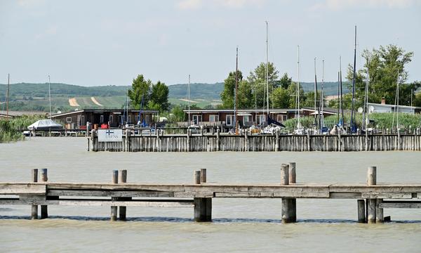 Neusiedler See im burgenländischen Seewinkel.