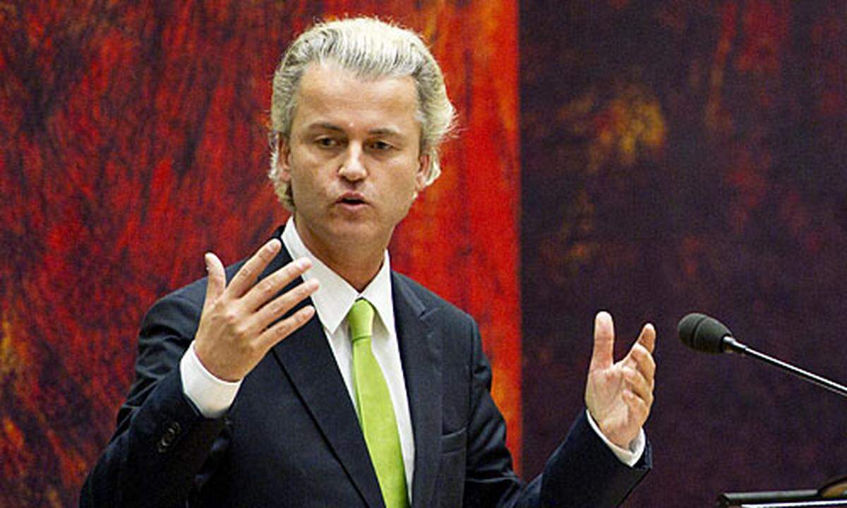 Geert Wilders unterstützt die neue Minderheitsregierung
