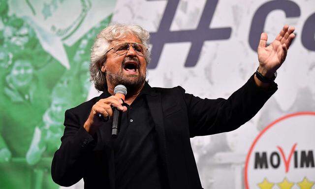 Beppe Grillo hofft, dass seine Bewegung in Zukunft überflüssig wird.