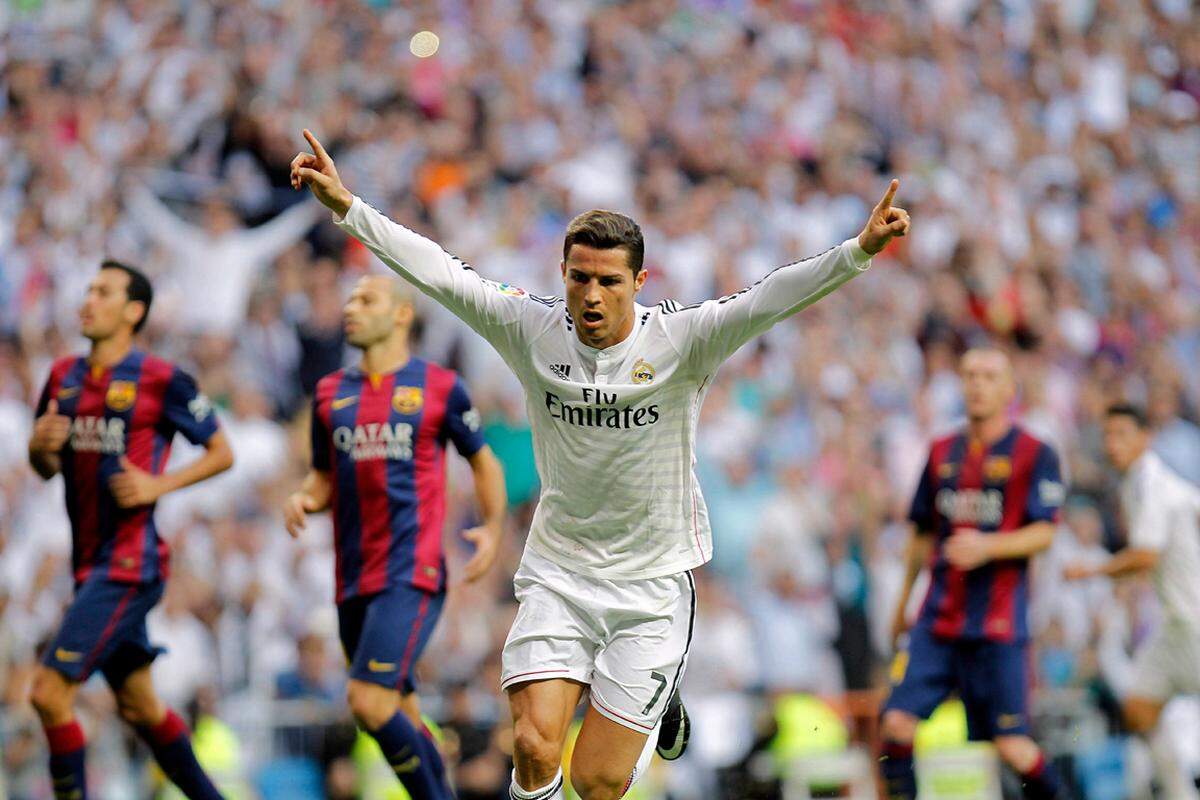 Cristiano Ronaldo verdient bei Real Madrid zwar deutlich mehr, doch laut einem Vergleich der größten Sportligen von Sporting Intelligence kommt ein durchschnittlicher Profi in der spanischen Fußball-Liga auf 1,47 Millionen Euro im Jahr.
