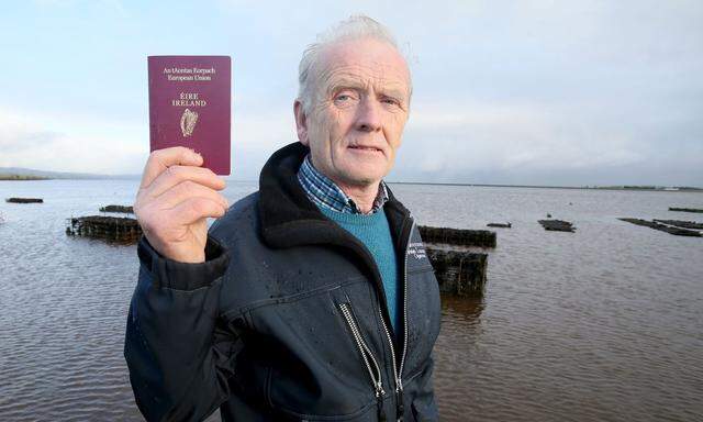Der irische Austernfischer William Lynch auf seiner Farm in Nordirland: „Eine harte Grenze wäre unmöglich für mein Geschäft.“