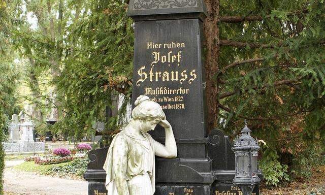 Josef Strauss Ehrengrab am Wiener Zentralfriedhof.