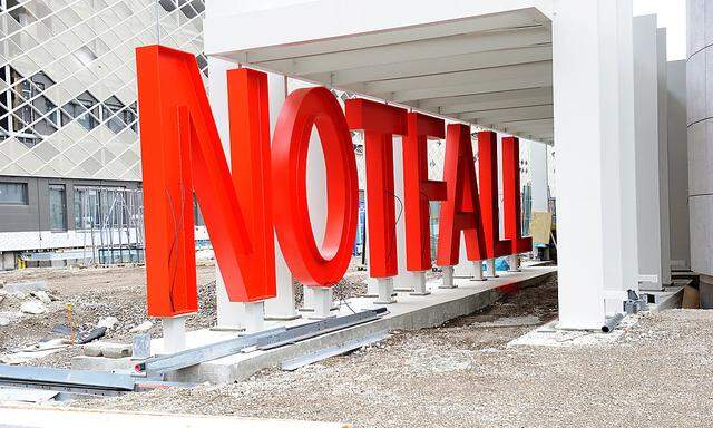 Die Baustelle des Krankenhaus Nord in Wien-Floridsdorf