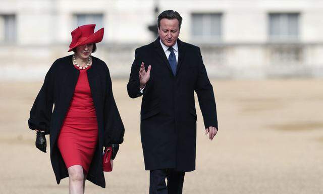 Theresa May mit David Cameron, 2015 