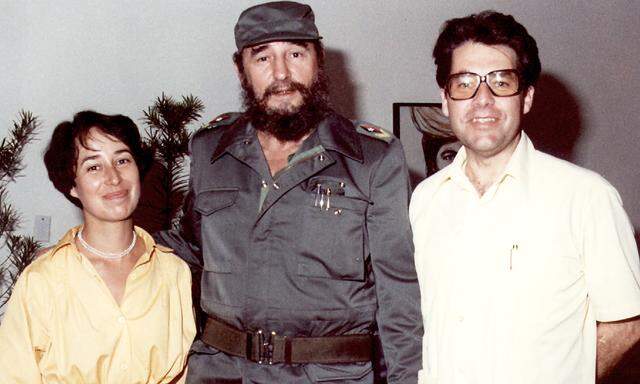 ARCHIVBILD: TREFFEN HEINZ UND MARGIT FISCHER MIT FIDEL CASTRO IN HAVANNA 1980