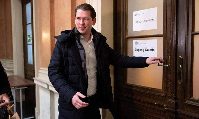 Sebastian Kurz am Straflandesgericht Wien