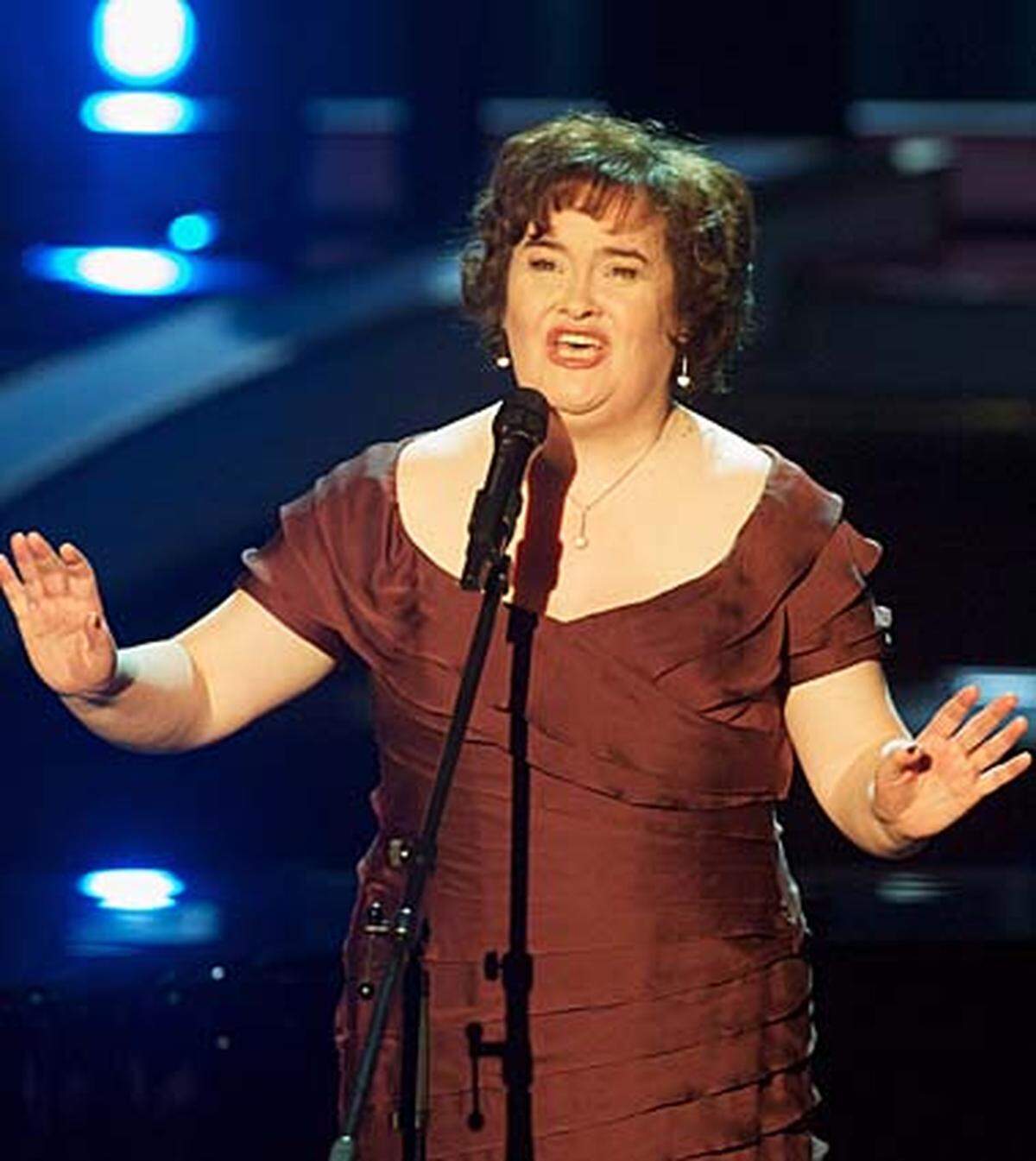 Susan Boyle wurde im Vorjahr bei der britschen Show "Britain's Got Talent" zwar nur Zweite, im Gegensatz zu dem Gewinner, dem Saxophonisten Julian Smith, feiert sie heute aber weltweit Erfolge.