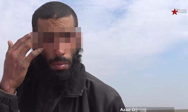 Der Wiener IS-Kämpfer Azad G. ist in Nordsyrien in Gewahrsam von kurdischen Einheiten.