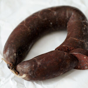 Das ist eine Blutwurst - die Leberwurst ist nämlich schon wieder beleidigt.
