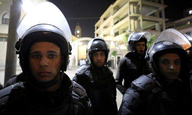 Polizisten in Ägypten.