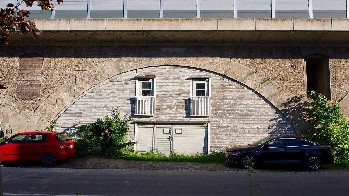 Viaduktbogen der 1916 erbauten "italienerschleife".