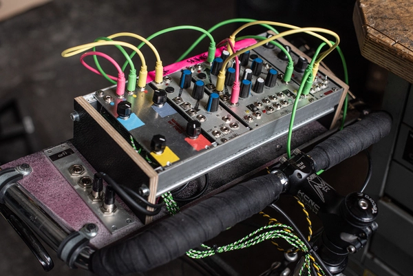 Zenk's partner Georg Hartl takes care of the sound technology tinkering for the mobile sound systems.