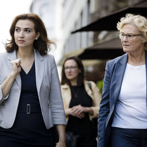 Alma Zadić und Christine Lambrecht