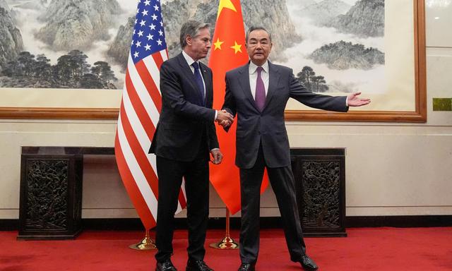 US-Außenminister Antony Blinken hat mit dem chinesischen Außenminister Wang Yi zu Gesprächen getroffen. 