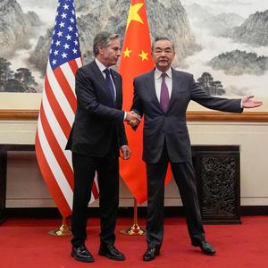US-Außenminister Antony Blinken hat mit dem chinesischen Außenminister Wang Yi zu Gesprächen getroffen. 