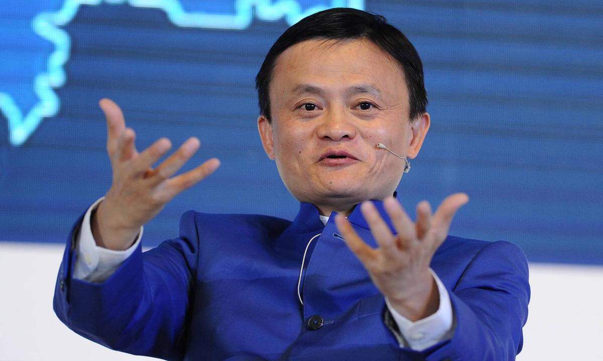 Der chinesische Onlinehandel (Alibaba) hat ihn zu reichsten Asiaten gemacht. Bloomberg beziffert sein Vermögen mit 41,8 Milliarden Dollar (Zuwachs im ersten Halbjahr: 8,5 Milliarden).