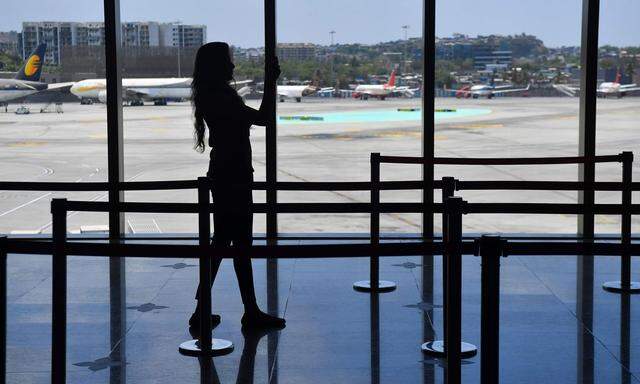 Die Frau reiste von Indien nach Salzburg, Symbolbild - Flughafen Mumbai