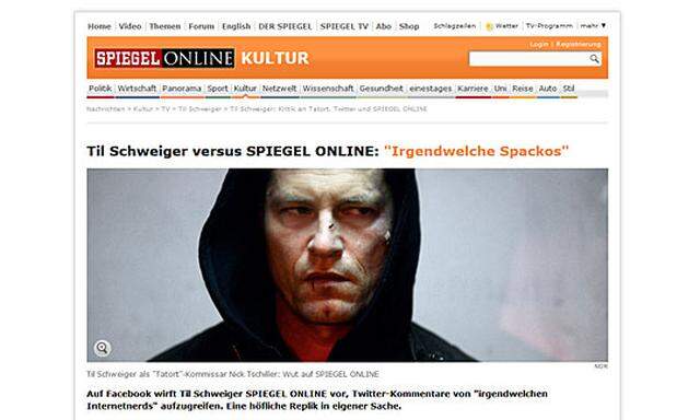 der spiegel til schweiger