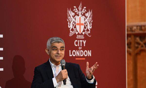 Londons Bürgermeister Sadiq Khan: „Der harte Brexit der Regierung hat in ganz London Schaden angerichtet.“